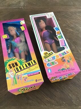 Vintage 1987/88 Creata Sun Dreamer dolls- for doll collectors